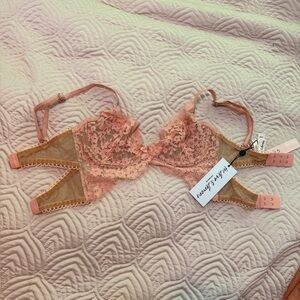 For Love & Lemons Floral Lace Underwire Bra